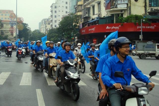 Ngày hội thanh niên với văn hoá giao thông